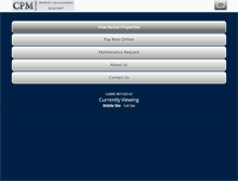 Tablet Screenshot of cethron.com